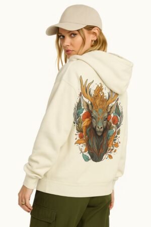 Mystic Deer Artistic Hoodie
