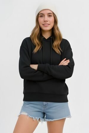 Black Oversized Hoodie