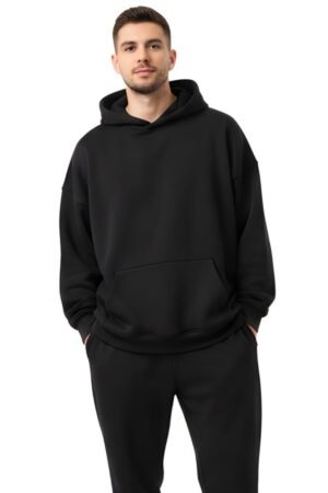 Black Everyday Essential Oversized Hoodie