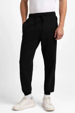 Black Regular Fit Joggers