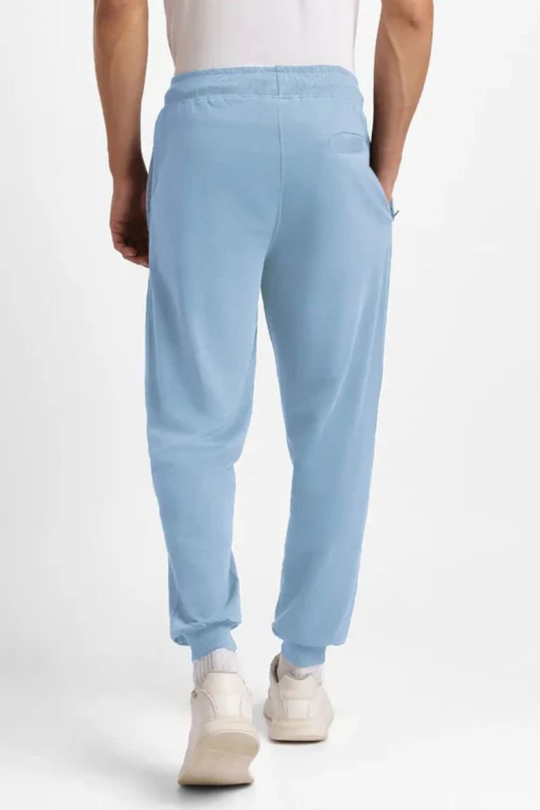 Light Blue Regular Fit Joggers - Image 3