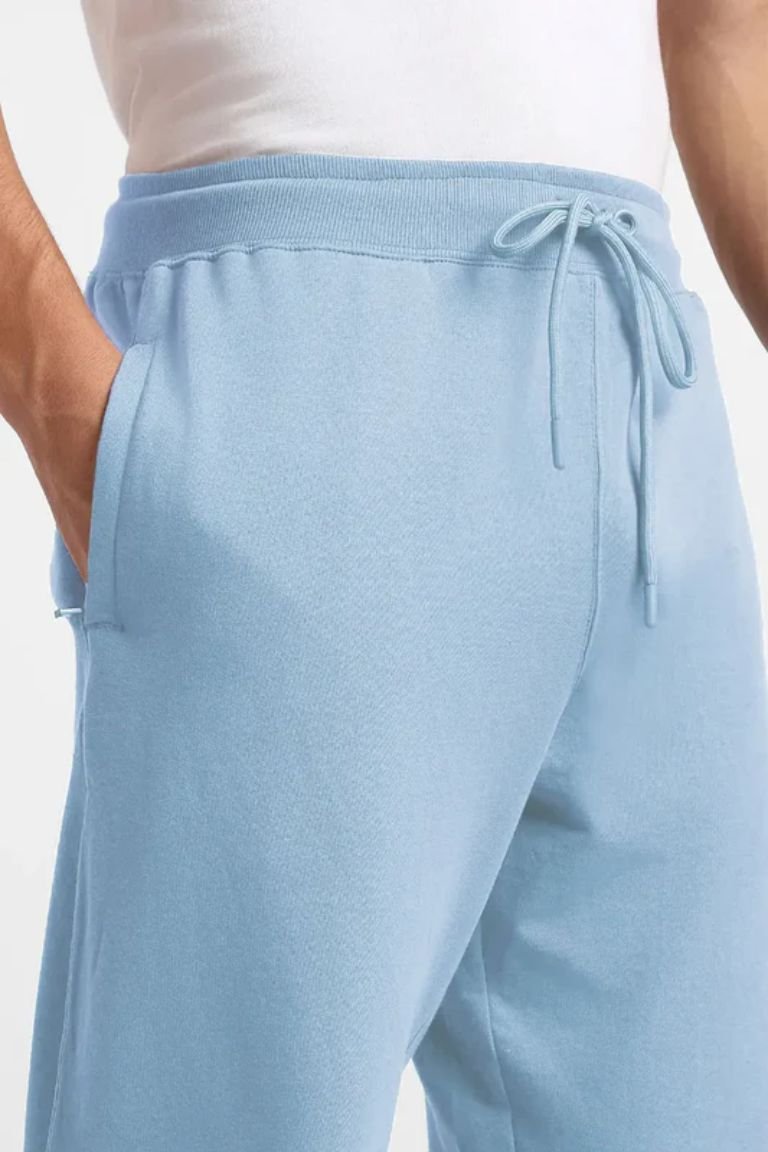 Light Blue Regular Fit Joggers - Image 2