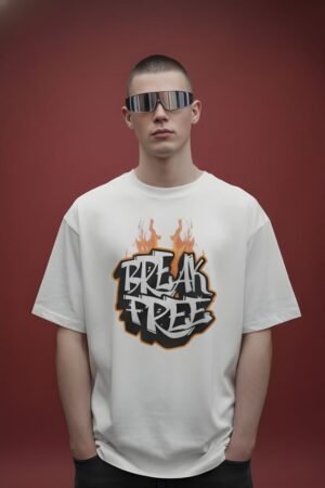 Break Free Flame Graphic Tee
