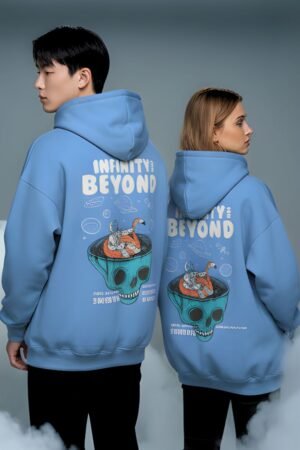 Infinity & Beyond Cosmic Skull Hoodie
