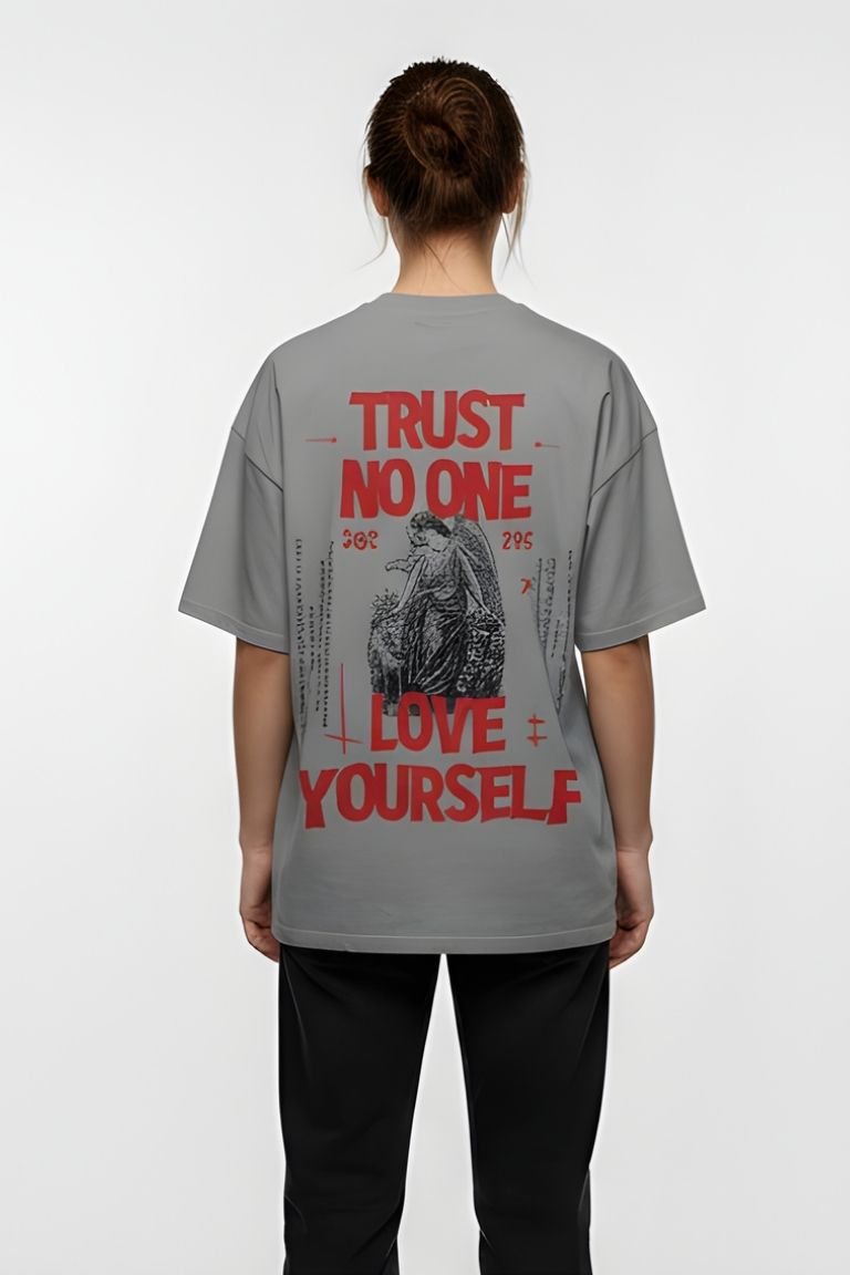 Trust No One, Love Yourself Oversized Valentine T-Shirt