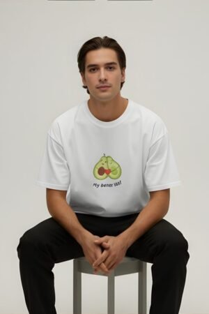 My Better Half Valentine Oversized T-Shirt