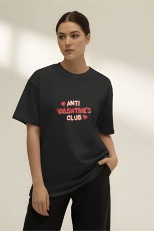 Anti-Valentine’s Club Oversized T-Shirt